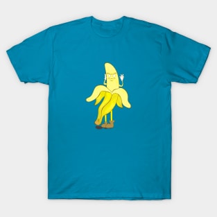 Yellow banana with happy smile T-Shirt